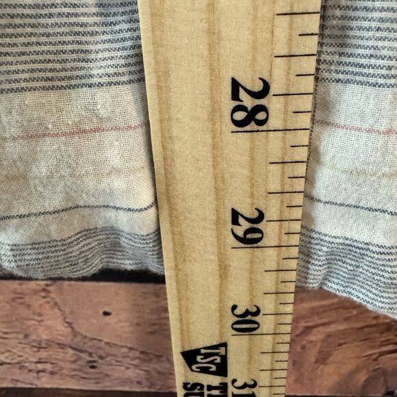 Viyella Shirt L Men’s Plaid Striped Short Sleeve Button Down Zephyr 100% Cotton - Picture 5 of 6